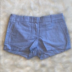 jcrew light blue shorts